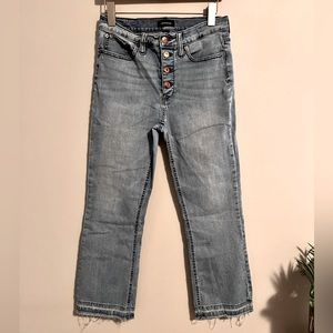 J CREW | 29 | Crop boot cut | ROSE GOLD button Fly